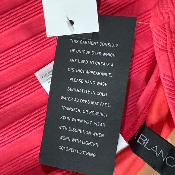 La Blanca SZ 12 Linea Costa Bikini Bottoms Lined Quick-Dry Textured High-Waisted - Picture 9 of 10